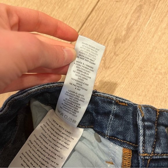 Good American Good Legs Flare Jean Raw Hem Indigo329 Size 0/25 - Picture 4 of 7